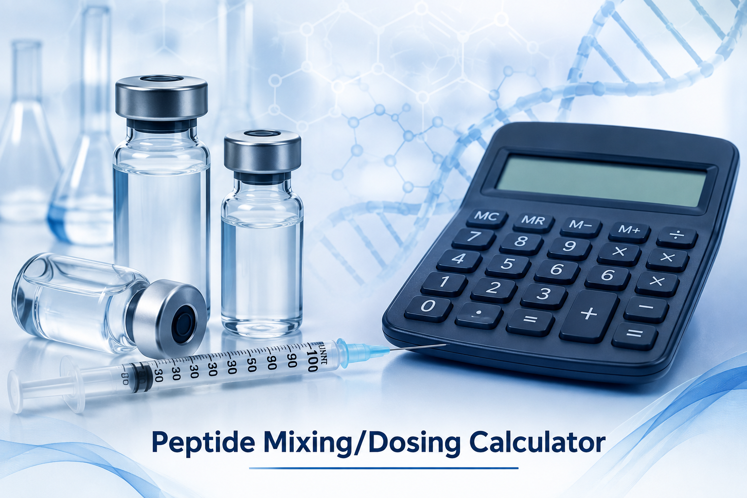 Peptide Mixing/Dosing Calculator