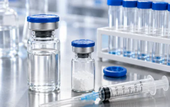 Sterile Laboratory Vials and Syringe