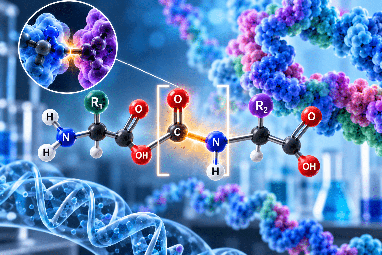Peptide Bond Essentials: Biology and Synthesis