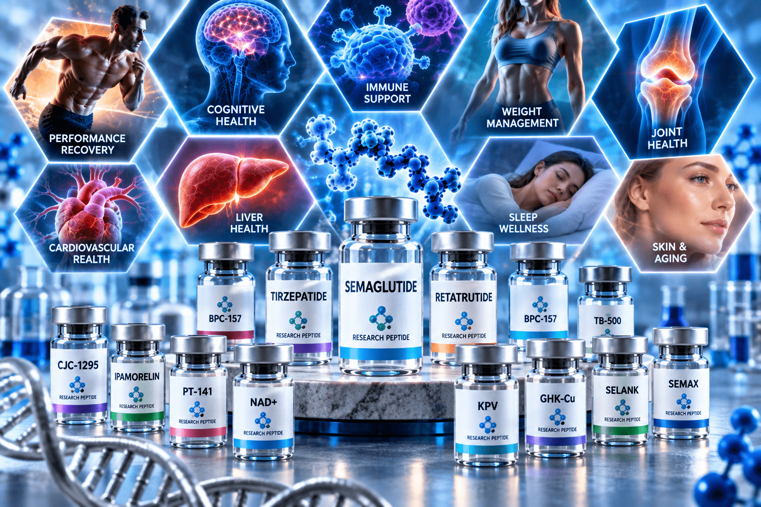 The Most Researched Peptides and What Scientists Are Investigating